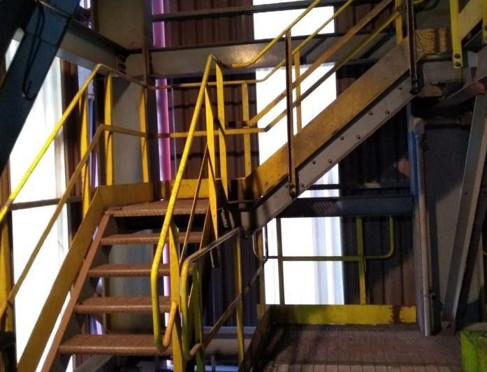 Detalhamento de estrutura industrial